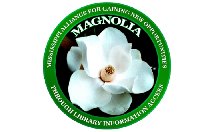 MAGNOLIA (Mississippi Alliance for Gaining New Opportunities through Library Information Access) Databases logo